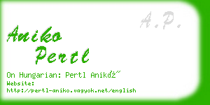 aniko pertl business card